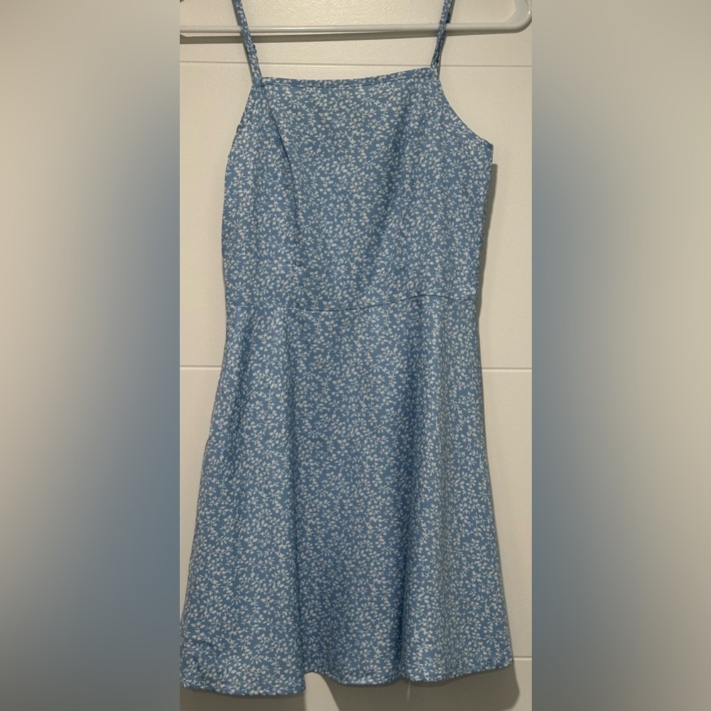 Blue Floral Dress